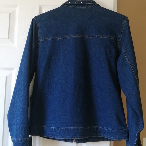 Vintage Cathy Daniels Denim jacket Sz M - Picture 7 of 8